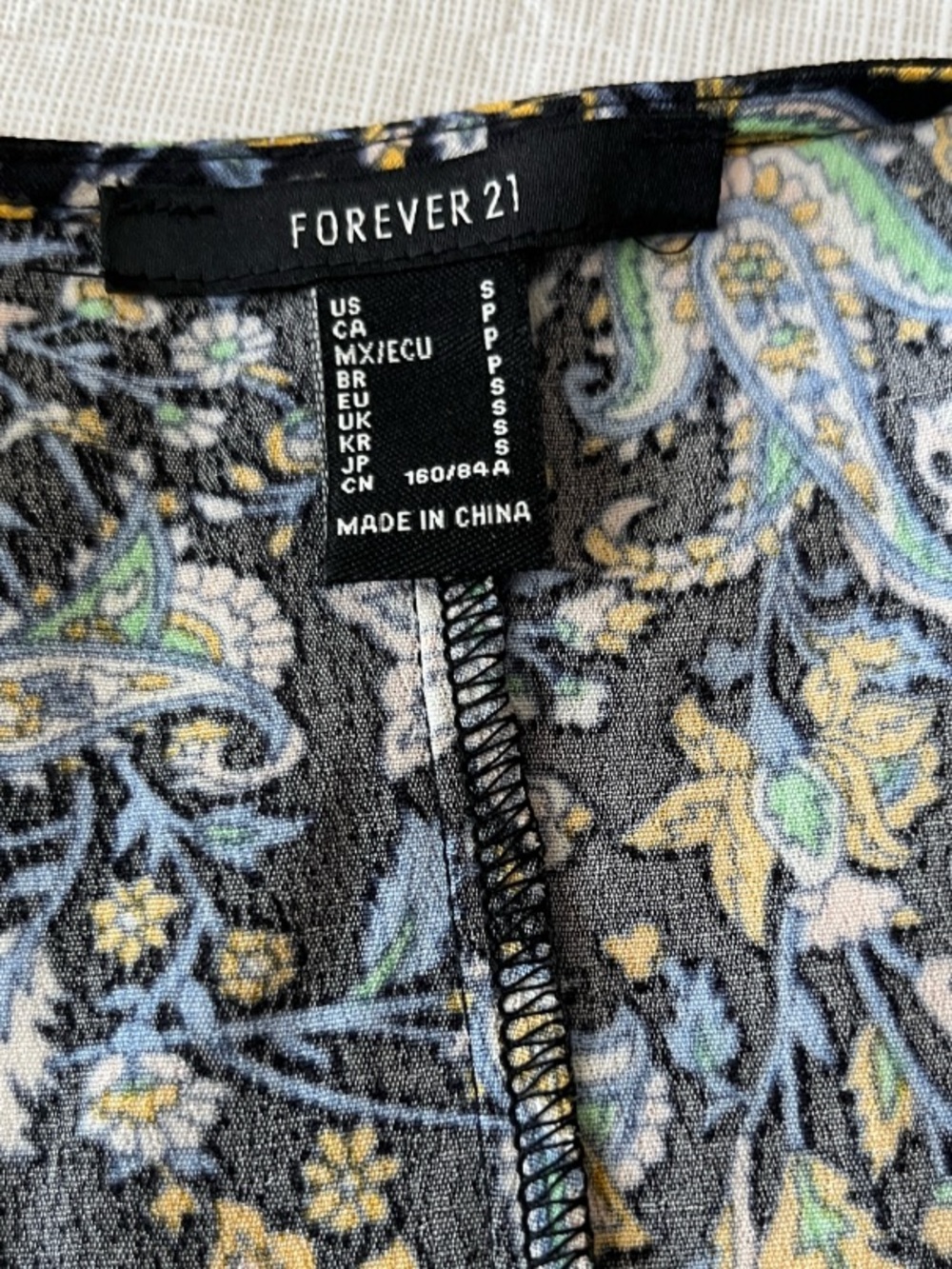 Forever 21 Floral Bohemian Style Mini Dress - Picture 2 of 5